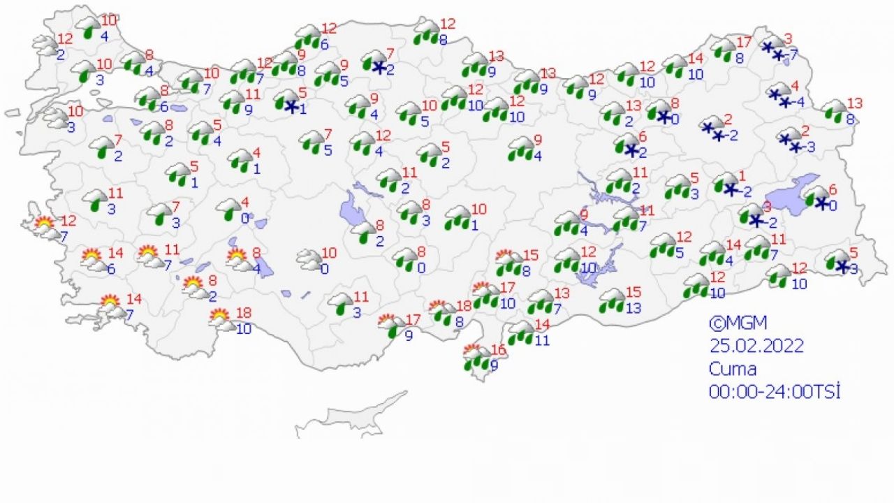 Meteoroloji il il uyardı: Sıcaklıklar düşüyor